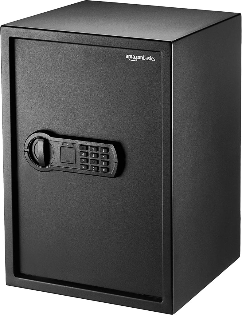 Amazon Basics Steel Home Security Safe 