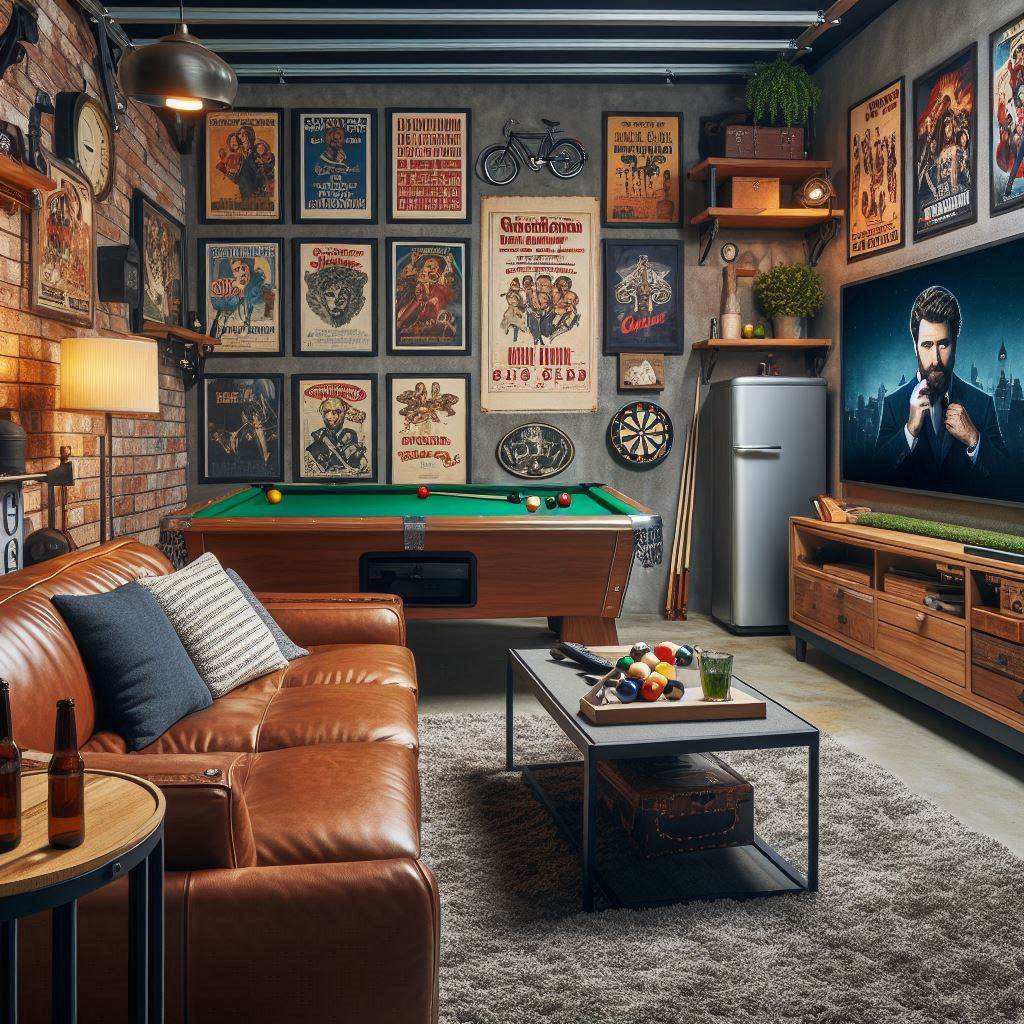 Garage man cave ideas
