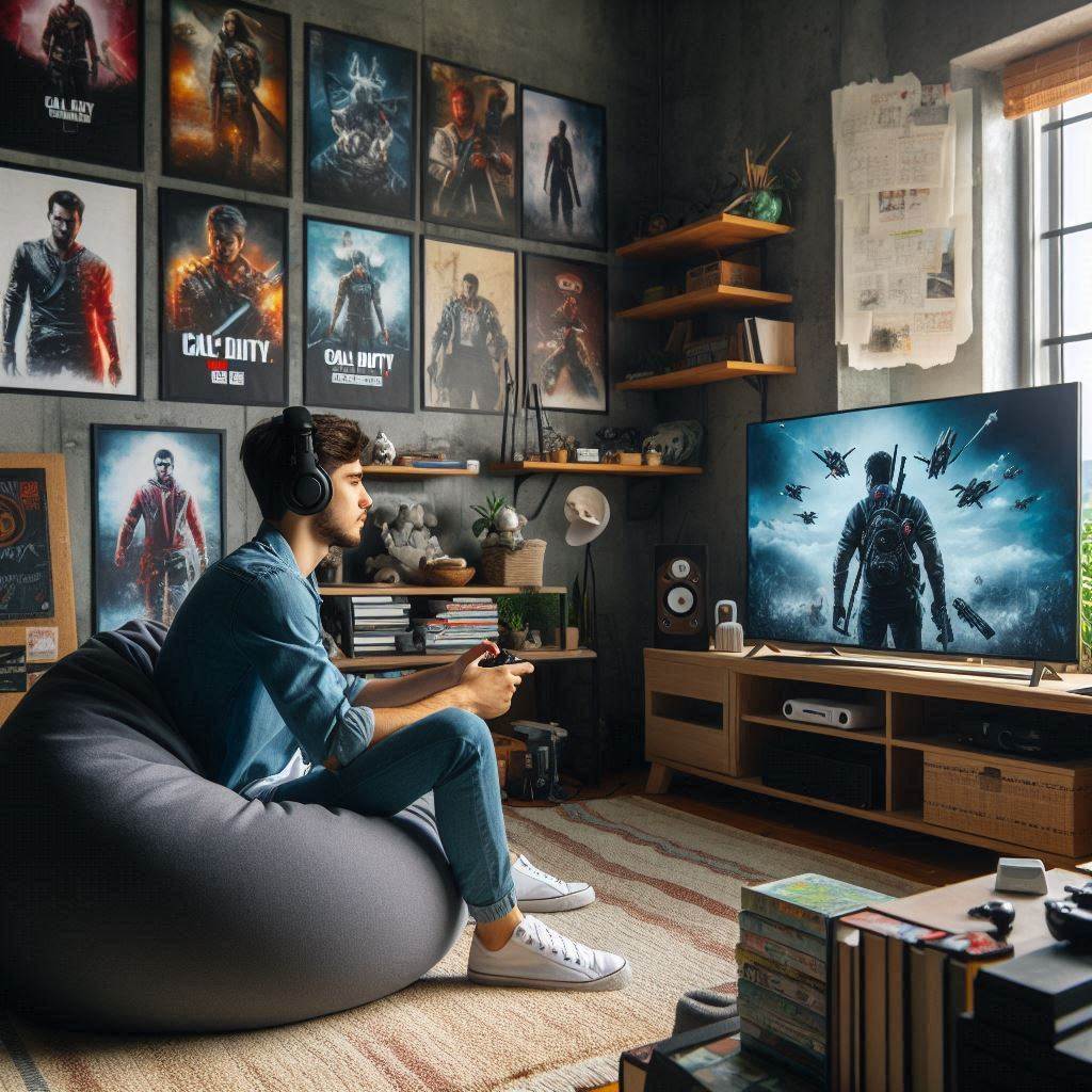 gamer man cave
