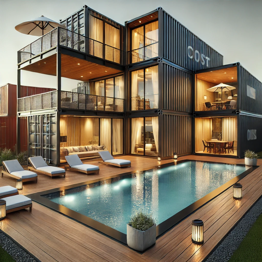 luxury shipping container home