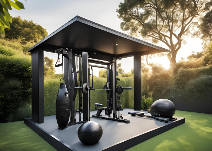 outdoor home gym design