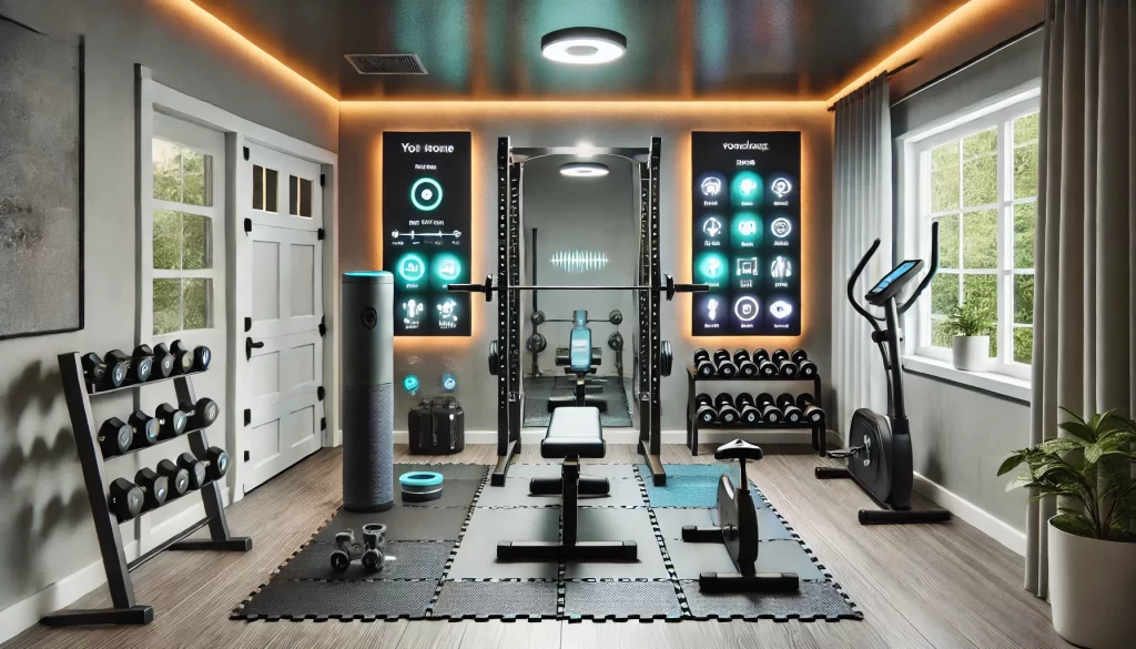 voice controlled home gym