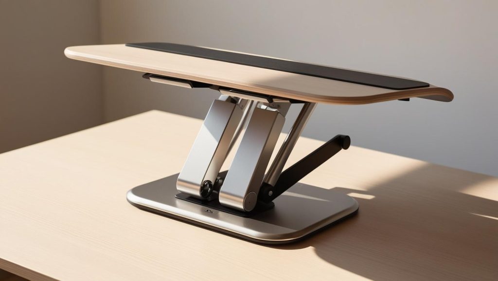 Adjustable Desk Risers for a diy standing desk