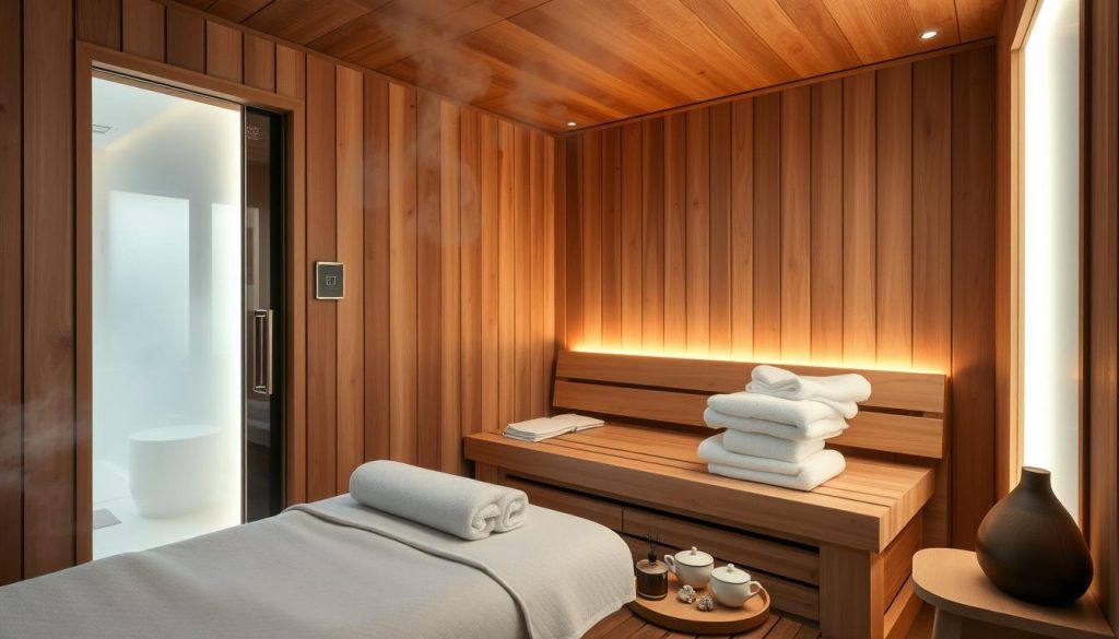 Steam Sauna Features and Home Spa Equipment