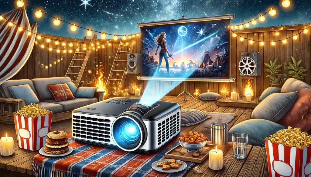 Portable Projector for movie nights