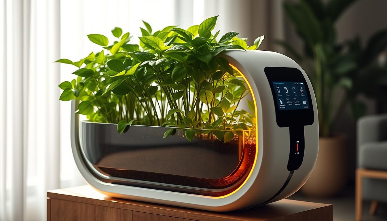 Leafypod AI-powered self-watering smart planter