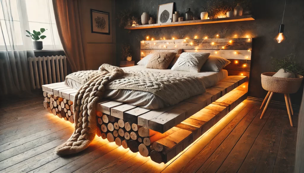 DIY Floating Bed for a Personalized Touch