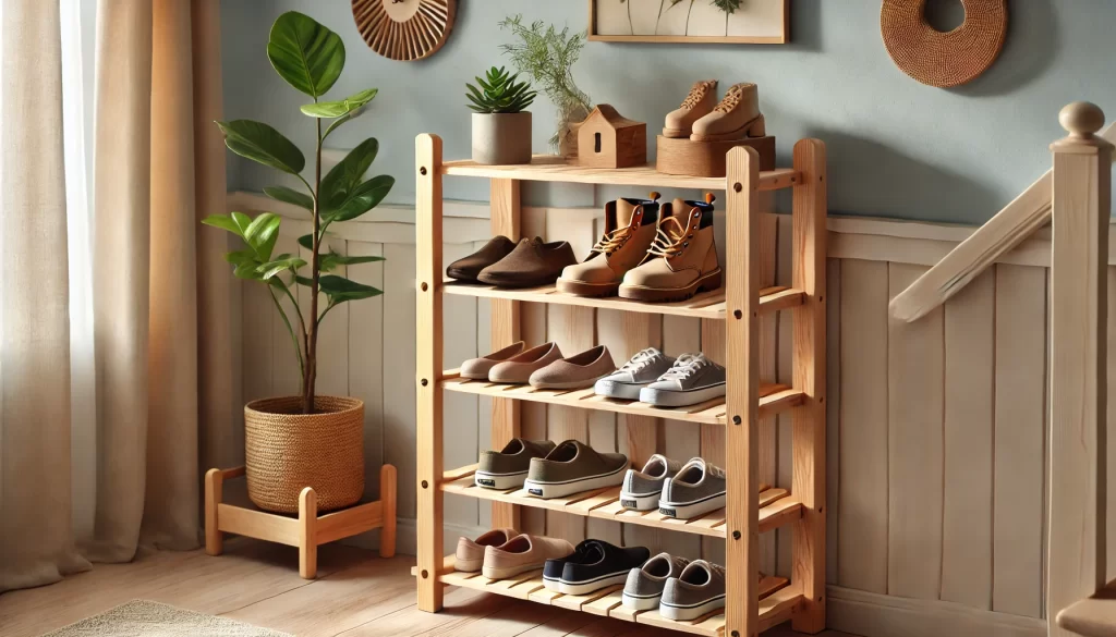  Wooden Shoe Rack WOODWORK