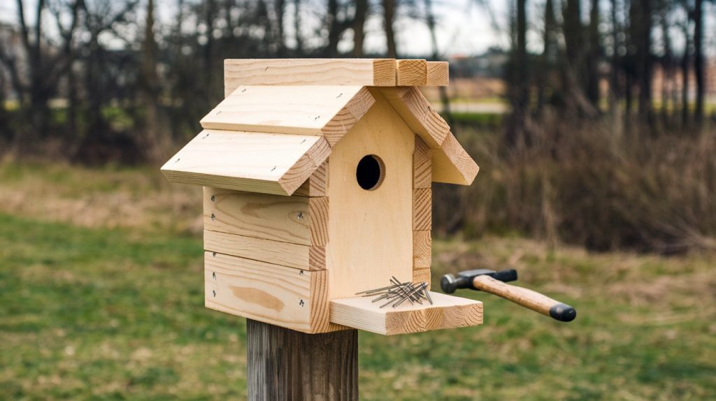 DIY WOODWORKING Simple Birdhouse