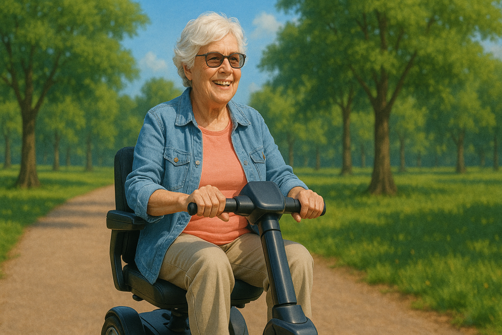 foldable mobility scooter