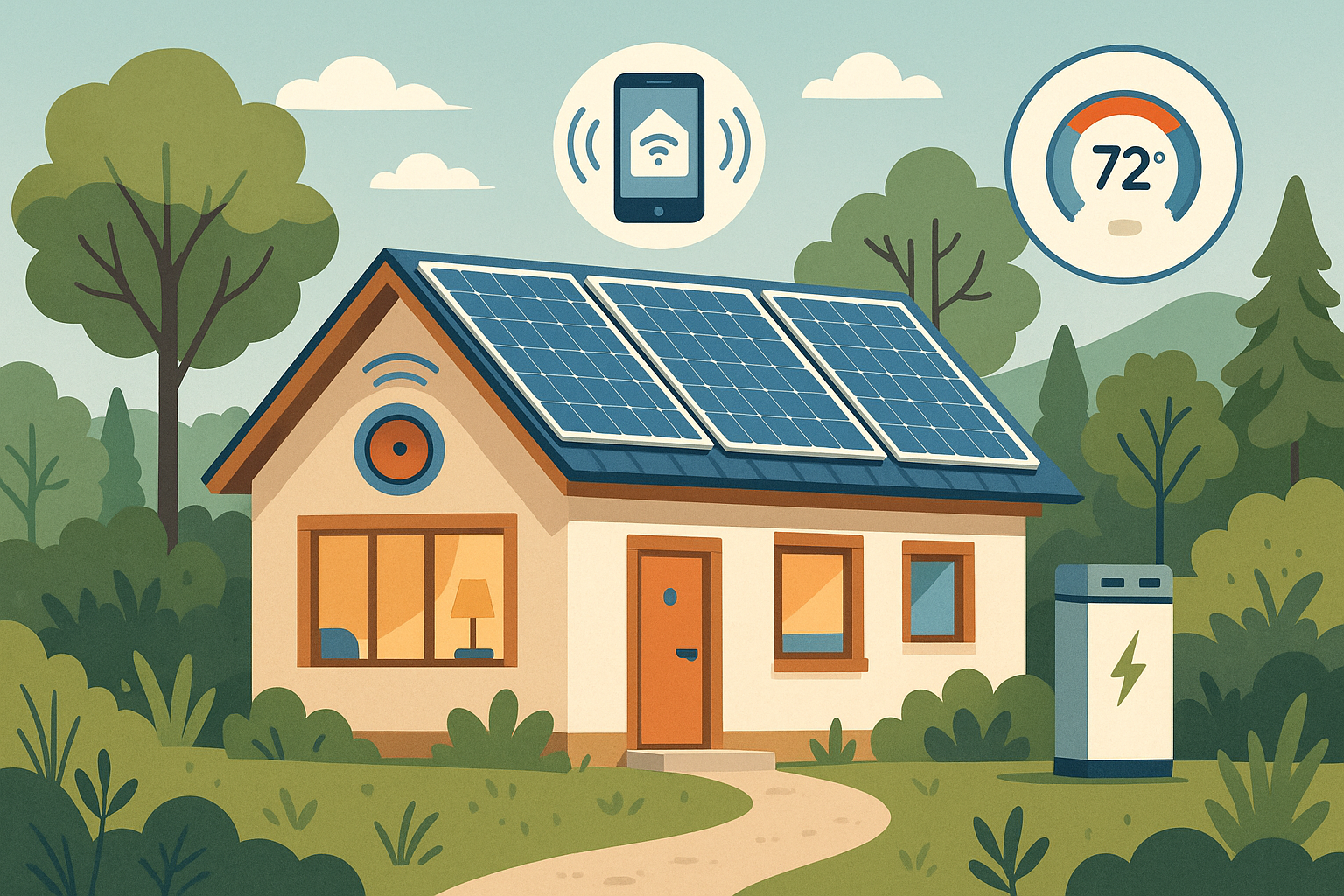 off-grid smart home