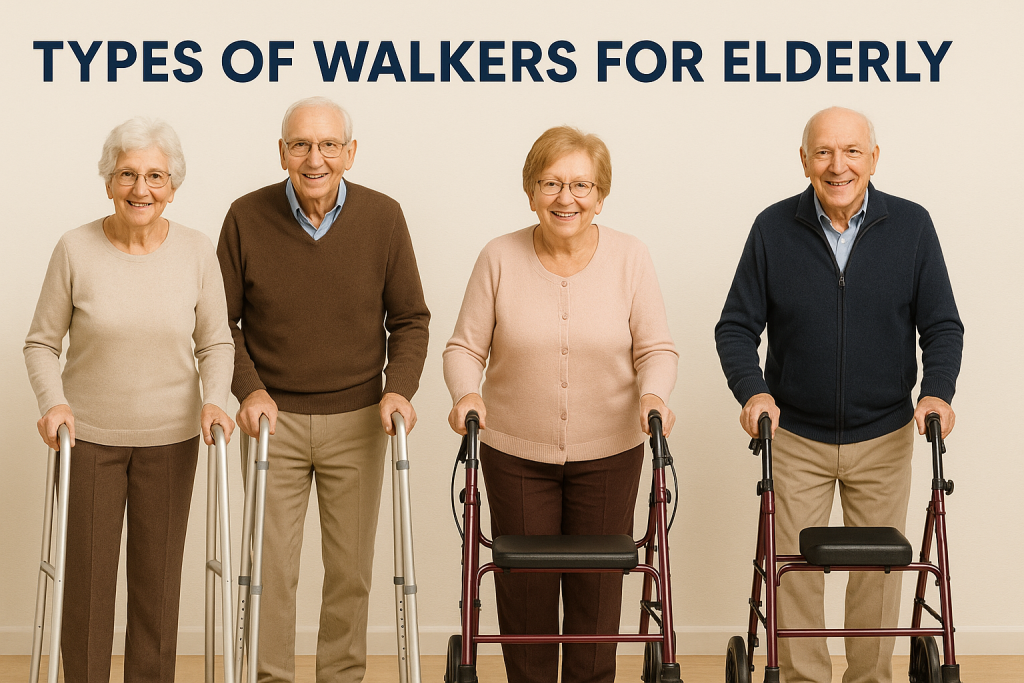 Types of Walkers for Elderly PEOPLE