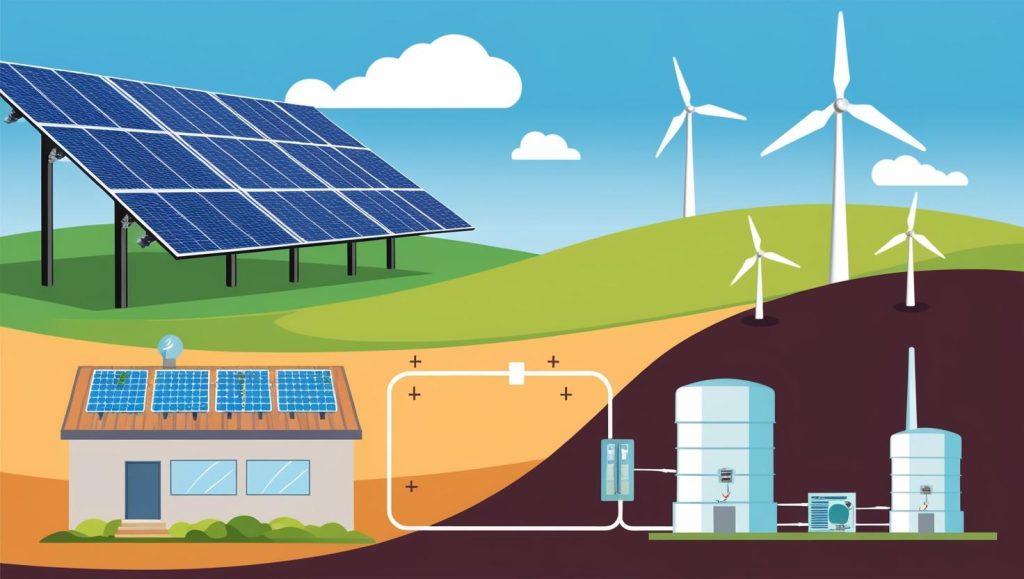 solar and wind energy systems
