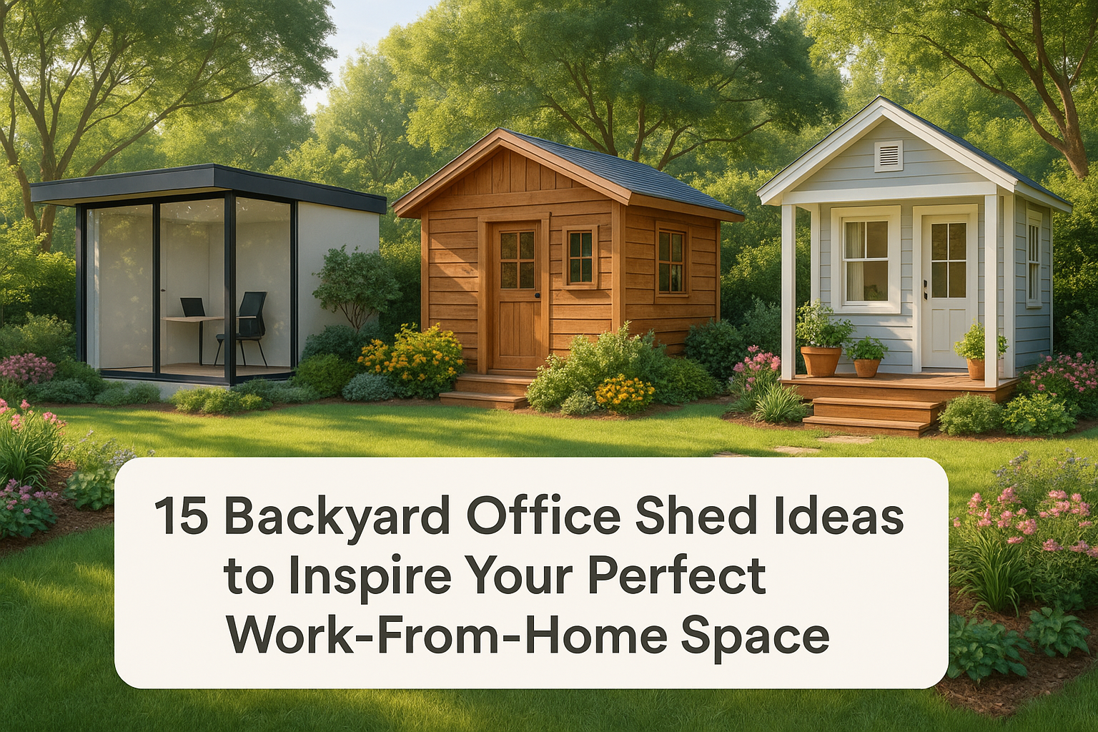 backyard office sheds ideas