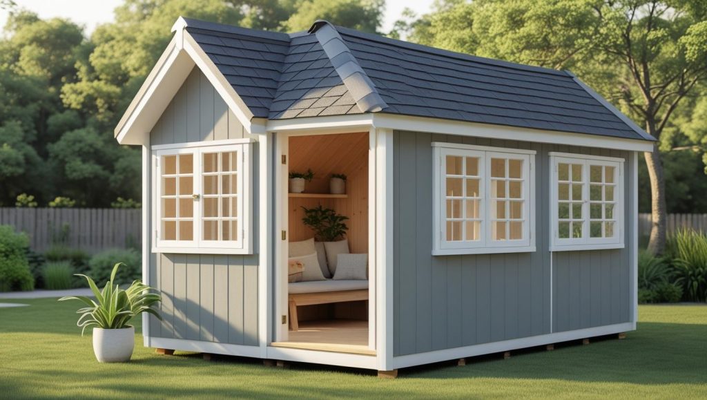 Scandinavian-Inspired Shed