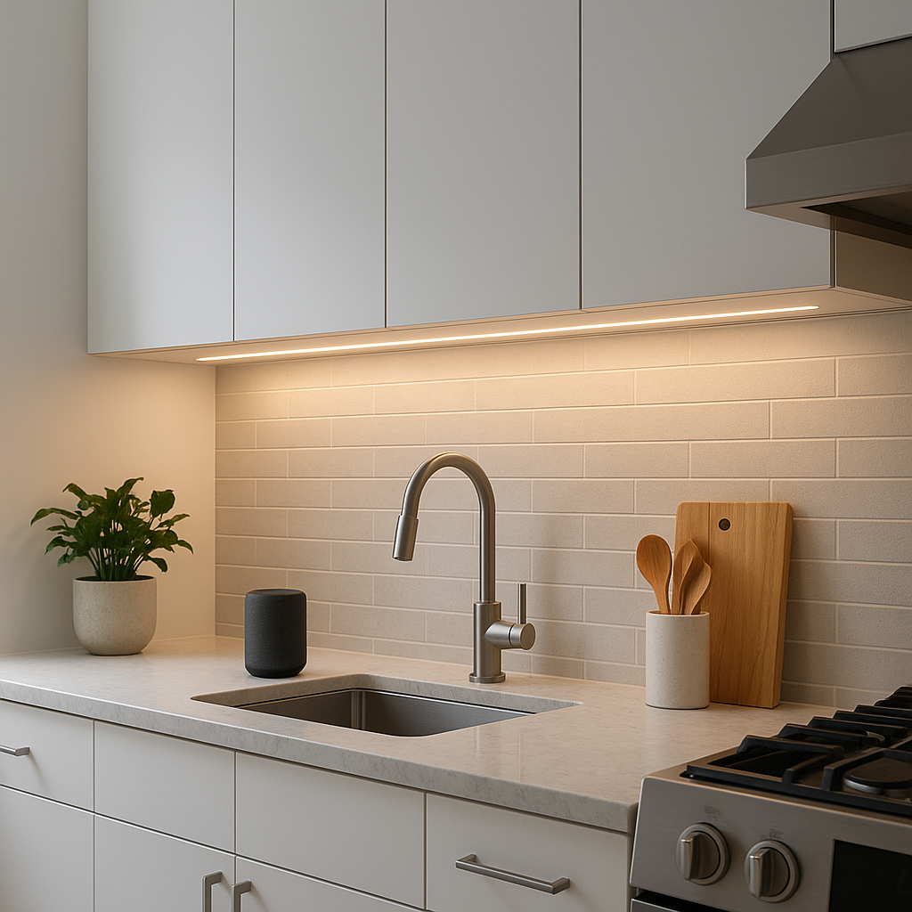 under cabinet smart lighting