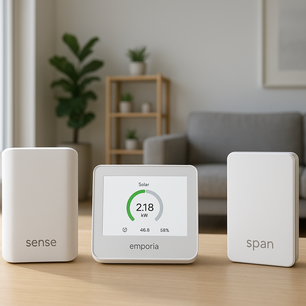 sense vs emporia vs span for solar