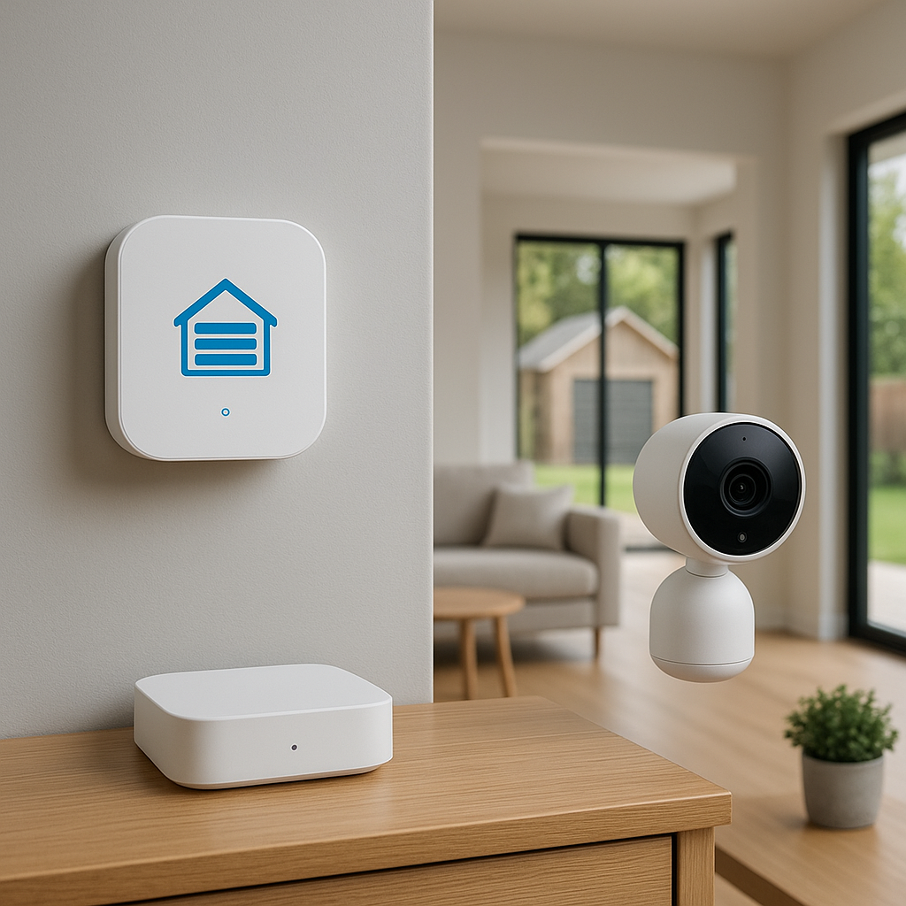 smart garage and shed security setup