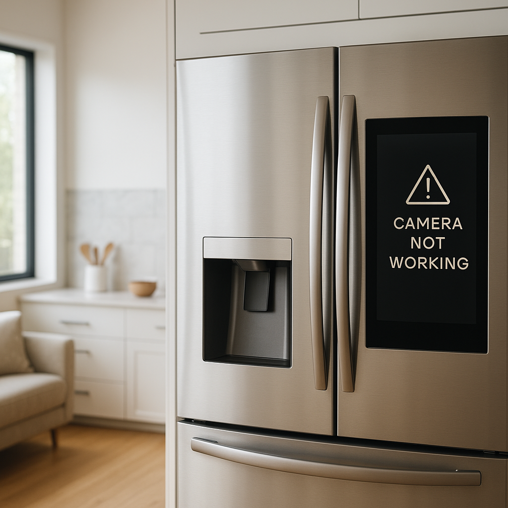 smart fridge camera not working