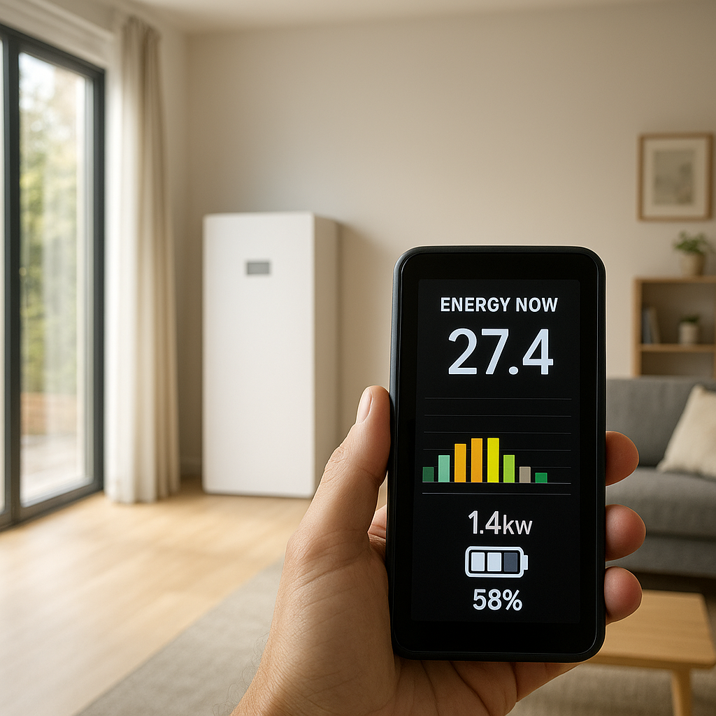how to use energy monitor to size home battery