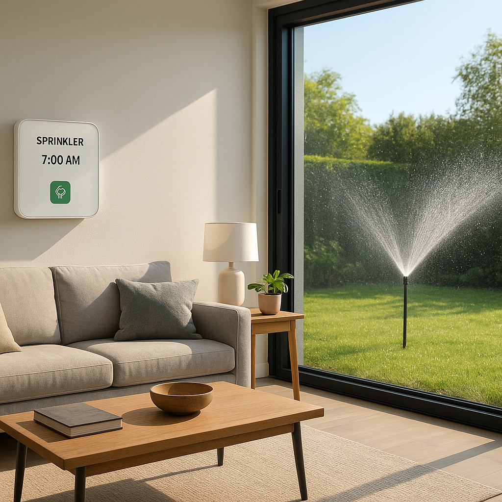 smart sprinkler watering at wrong time